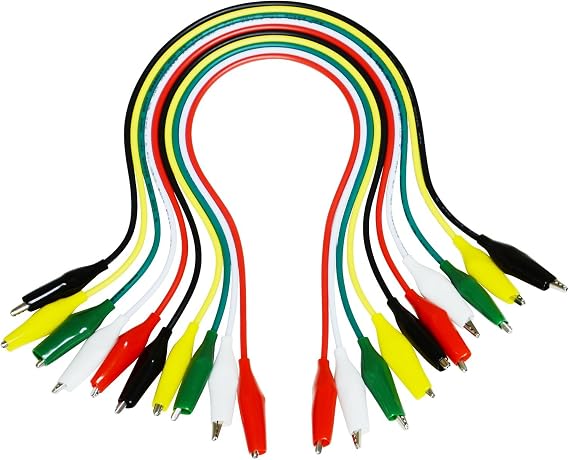 Alligator Test Lead Set - 10 Piece Set - 20" Long by RSR