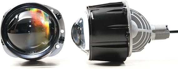 Morimoto Mini High Beam LED Projector, Universal Projector Lens for Custom Automotive RetroFits, Ultra Bright Upgrade with Focused Beam Pattern (1x PR340)