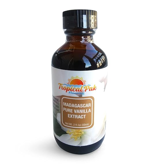 Pure Vanilla Extract (Made with Madagascar Vanilla Beans) 2 fl/oz