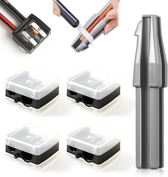 Eyebrow Pencil Shaper Cosmetic Sharpener - Eyeliner and Lip Liner Sharpener for Waterproof Peel Off Brow Pencils - Compact Duckbill-Shape Makeup Tools