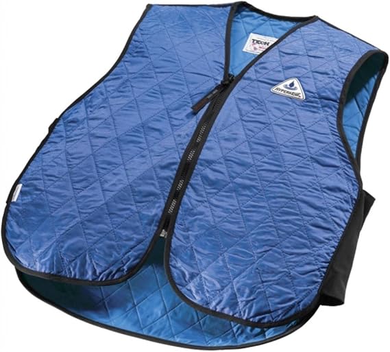 HyperKewl Light Weight Evaporative Cooling Sport V-Neck Vest with Zipper Closure