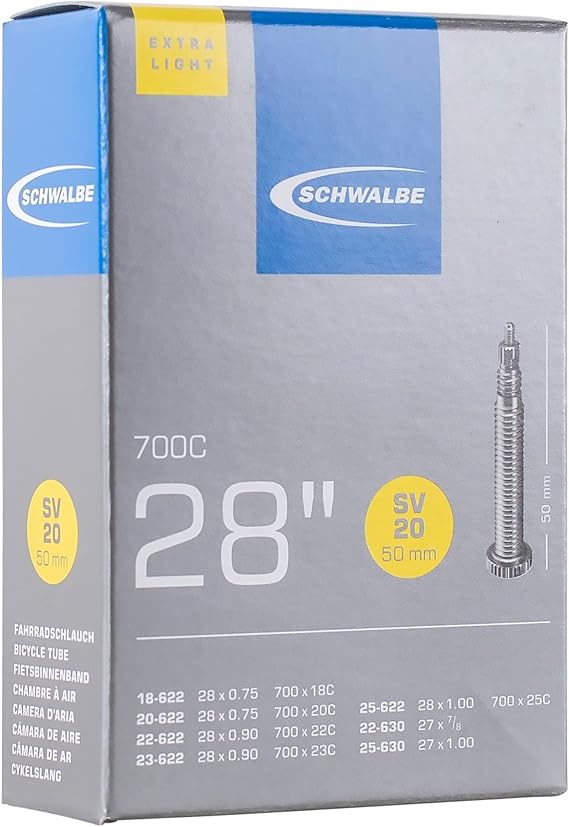 Schwalbe SV20 Extra Light InnerTube 700 x 18