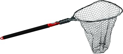Ego S2 Slider Fishing Net, Ultimate Fishermens Tool Telescoping Handle, Replaceable Head, Salt & Freshwater, Large 19x21 Inch Hoop