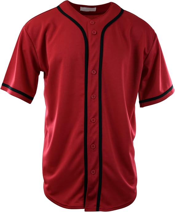 ChoiceApparel Mens Plain Baseball Jerseys