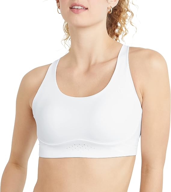 Champion Women's Sports Bra, Absolute, Moisture Wicking, High-Impact Sports Bra for Women