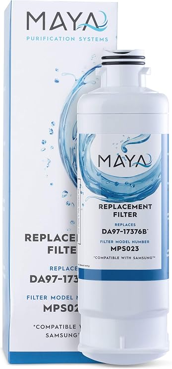 MAYA DA97-17376B Water Filter Replacement, Compatible with: Samsung HAF-QIN, RF23M8070SR, HAF-QIN/EXP, DA97-08006C, 1 Pack