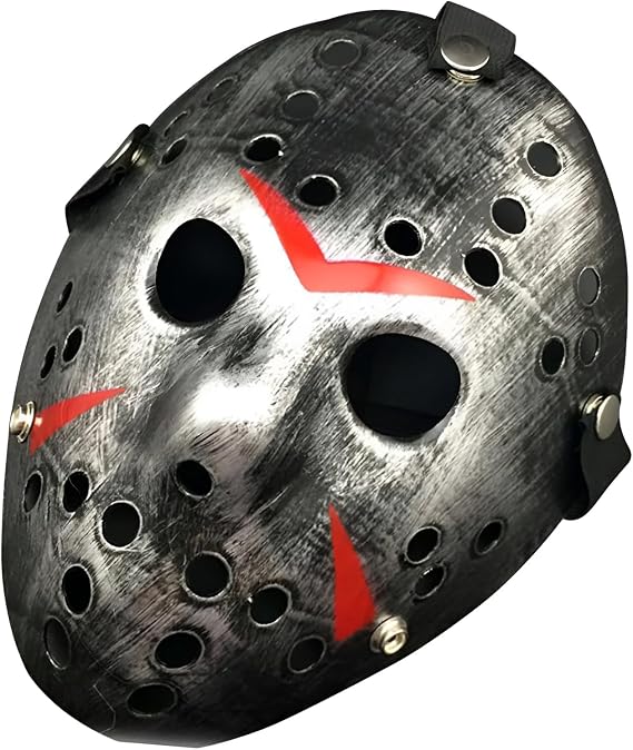 JOYFISCO Halloween Mask Horror Hockey Mask Halloween Masquerade Party Cosplay Prop Costume Mask