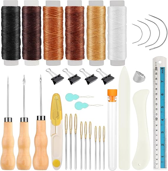 Wonvoc Book Binding Kit, Book Making Kit, Bone Folder Tool for Beginners