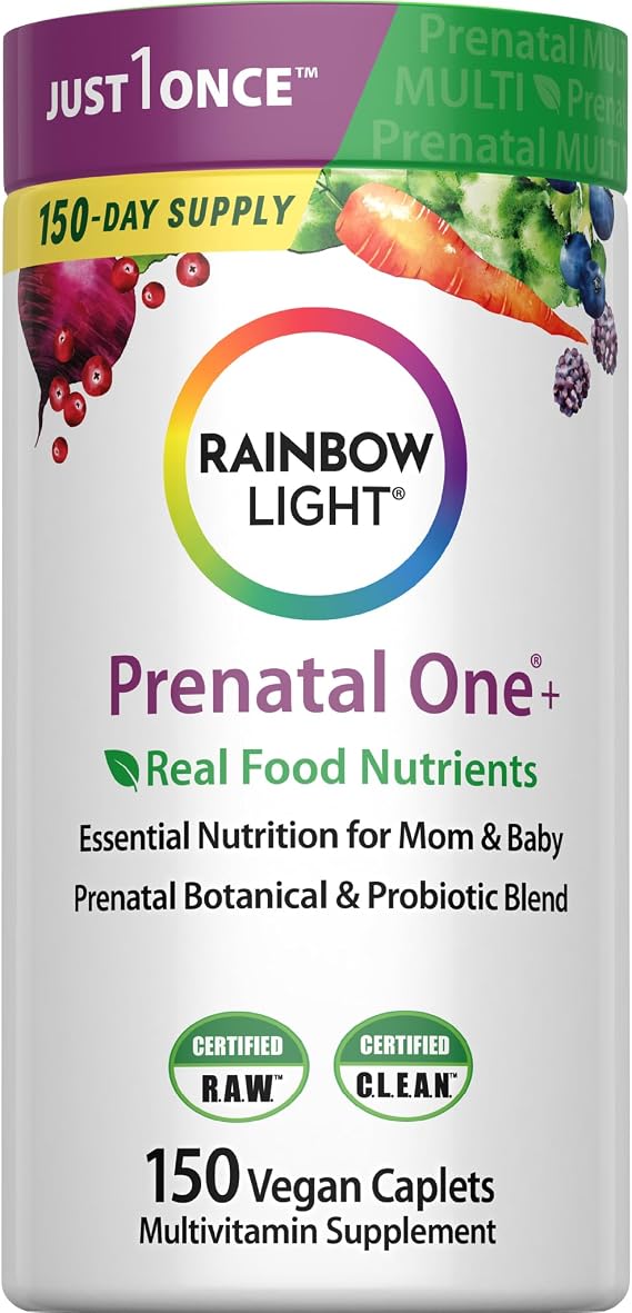 Rainbow Light Prenatal Multivitamin One + for Women with Probiotics