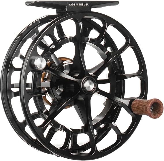 ROSS REELS Evolution LTX 7-8wt Black Fly Fishing Reel | Durable Lightweight Aluminum Large Arbor Reel for Trout, Redfish, Bonefish, Snook Fishing