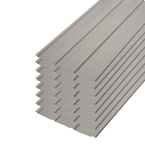 Generic Durable Metal Sheets, Galvanized Corrugated Steel Roof Panels, Wall Panels, DIY Shed, Garage, Carport, Home Projects, 8ct (Eggshell), PAN4527