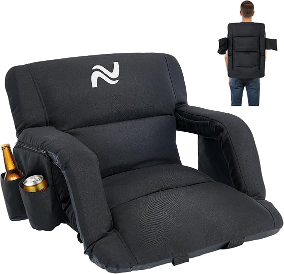 Begonia.K 4.7" Extra Thick Stadium Seats for Bleachers with Back Support