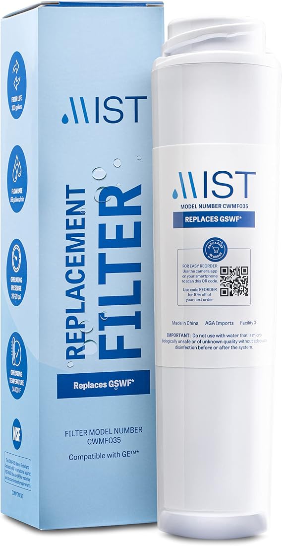 Mist GSWF Water Filter, NSF 42, 1 Pack