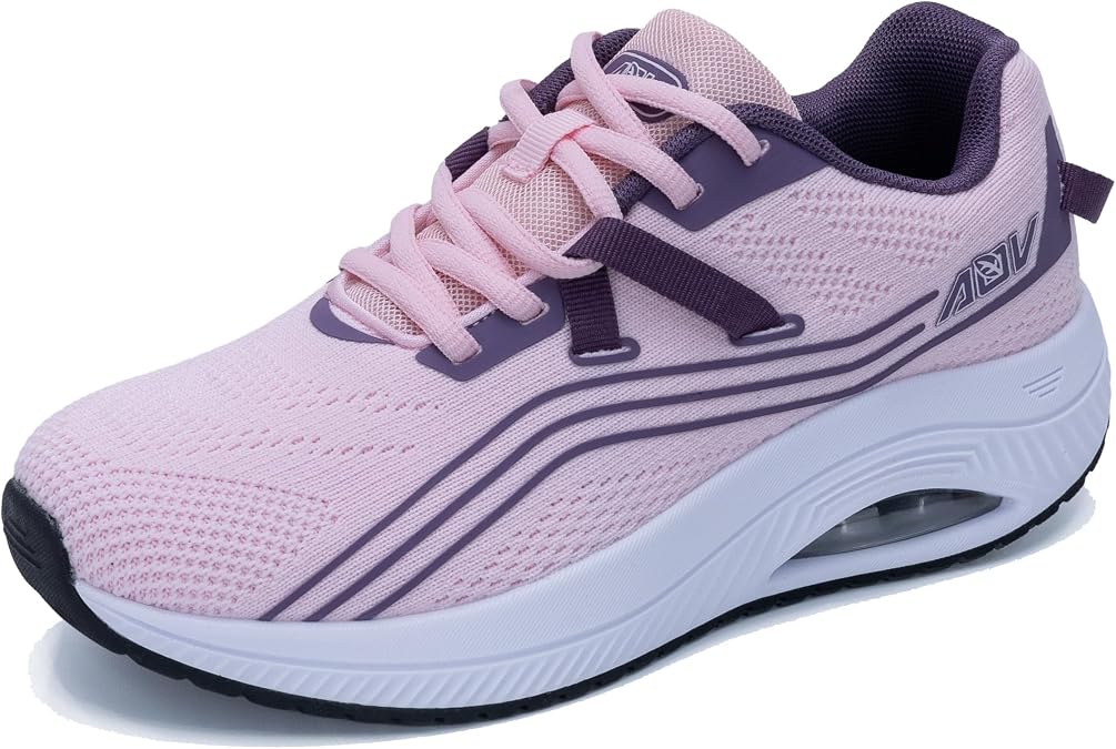 AOV Women's Wide Arch Support Walking Shoes Orthotic Tennis Sneakers | Plantar Fasciitis, Wide Width, All Day Comfort for Standing, Walking, Supportive Cushioning, Foot Pain Relief, Non-Slip