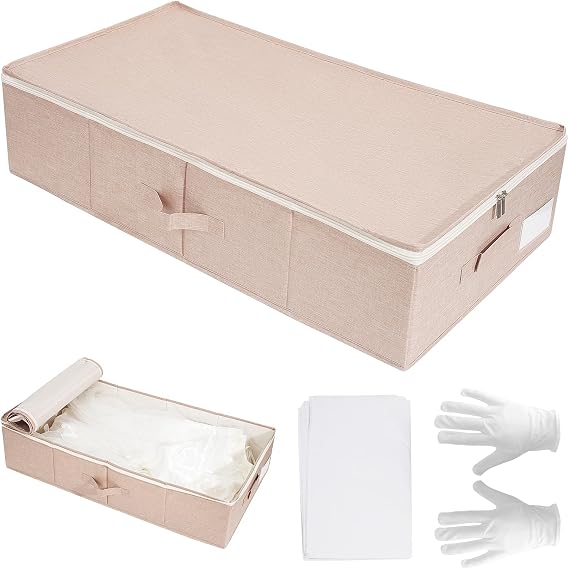 Wedding Dress Storage Box, Wedding Dress Preservation Box (Pink)