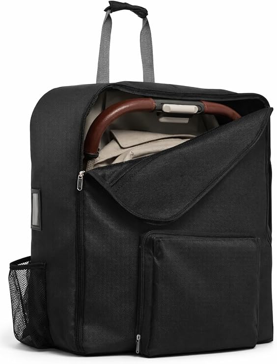 Birdee Stroller Travel Bag Designed For UPPAbaby MINU V2 and MINU - Stroller Gate Check Bag - Backpack For Airplane Travel