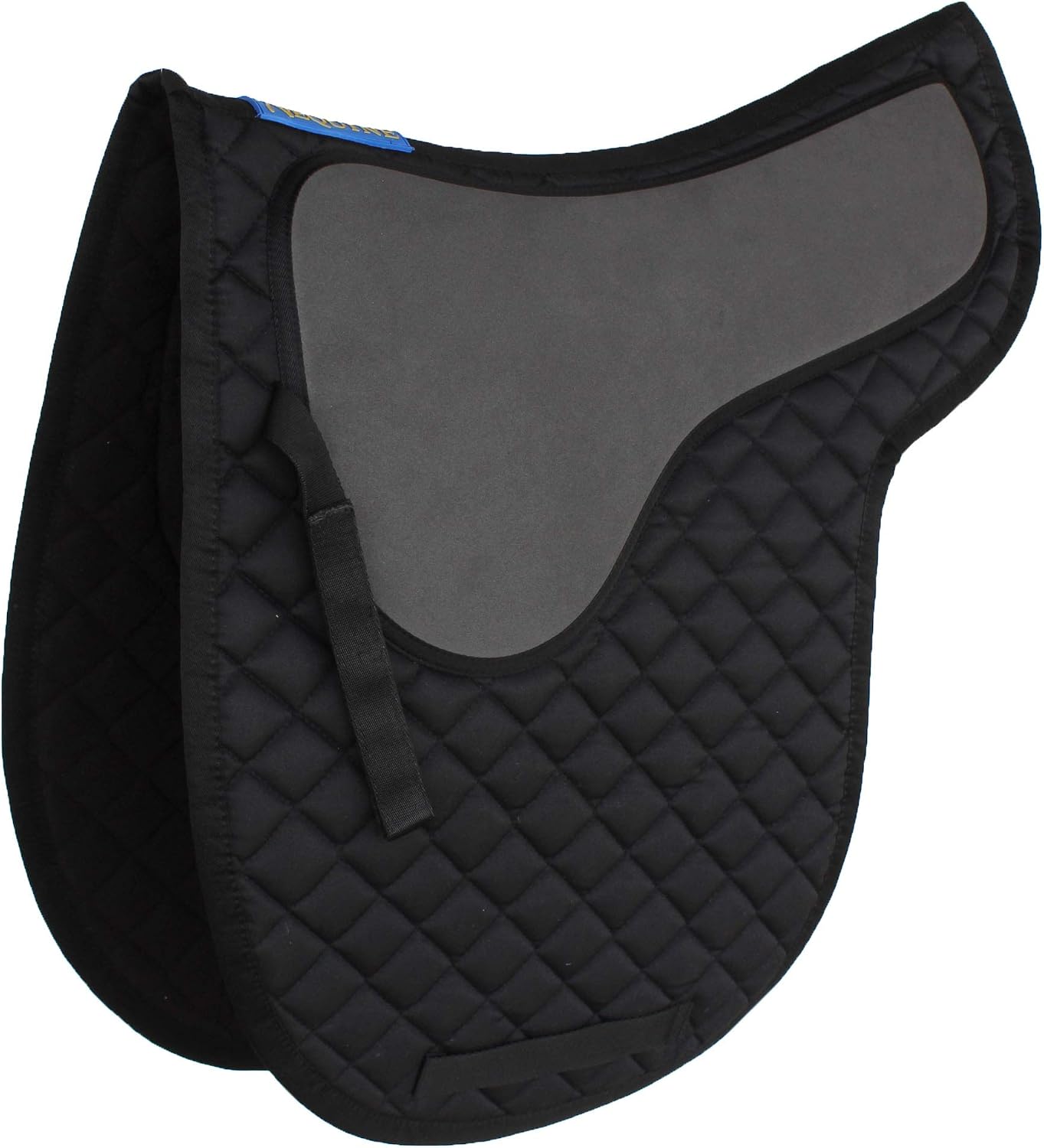 Horse Saddle Pad English Cotton Quilted Contoured Shock Absorbing Gel 72141