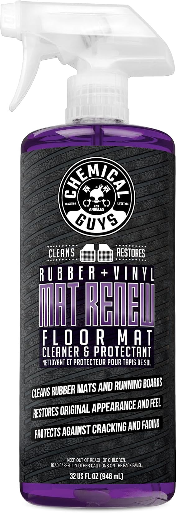 Chemical Guys, Mat Renew Rubber & Vinyl Mat Cleaner & Protectant, 32 oz