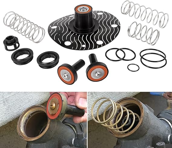 3/4"-1" Complete Repair Kit Fits Replace for Zurn Wilkins 975XL and 975XL2 Replacement,Complete Backflow Repair Kit