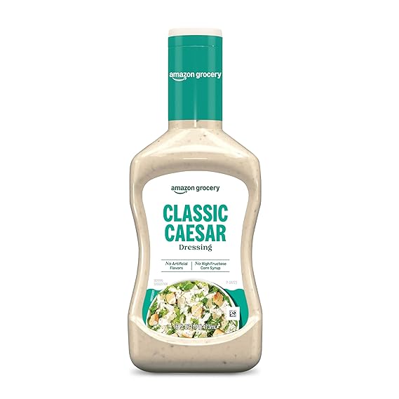 Amazon Grocery, Classic Caesar Dressing, 16 Fl Oz