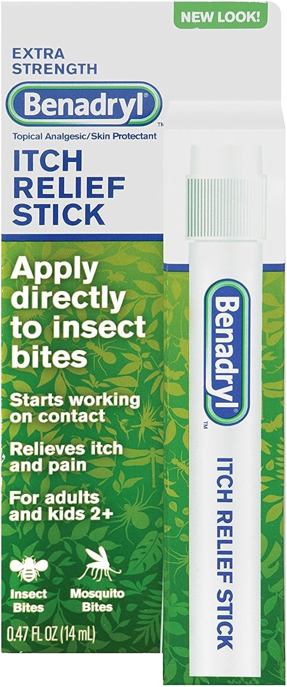 Benadryl Extra Strength Itch Relief Stick, 6 Count