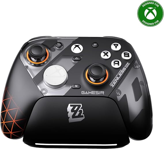 GameSir G7 Pro（ゼンレスゾーンゼロエディション） Xbox ワイヤレスコントローラー PC/Xbox/Android対応ゲームコントローラー TMRホール効果スティックコントローラーPC 1000Hzポーリングレート マッピング可能な四つの追加ボタン＆振動モーター搭載 トリガーストップ＆背面ボタンロック付きゲームパッド 光学式マイクロスイッチABXYボダン Bluetooth/USB