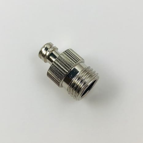 Metal Female Luer Lock Syringe Fitting to Pipe NPT 1/8" Male (2 Units)