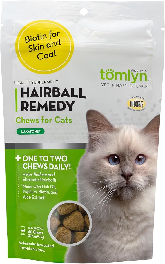 TOMLYN Hairball Remedy Laxatone Chews