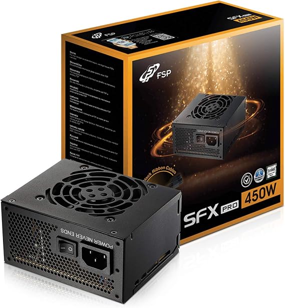 FSP SFX Pro 450W Power Supply, 80 Plus Bronze Certified PSU
