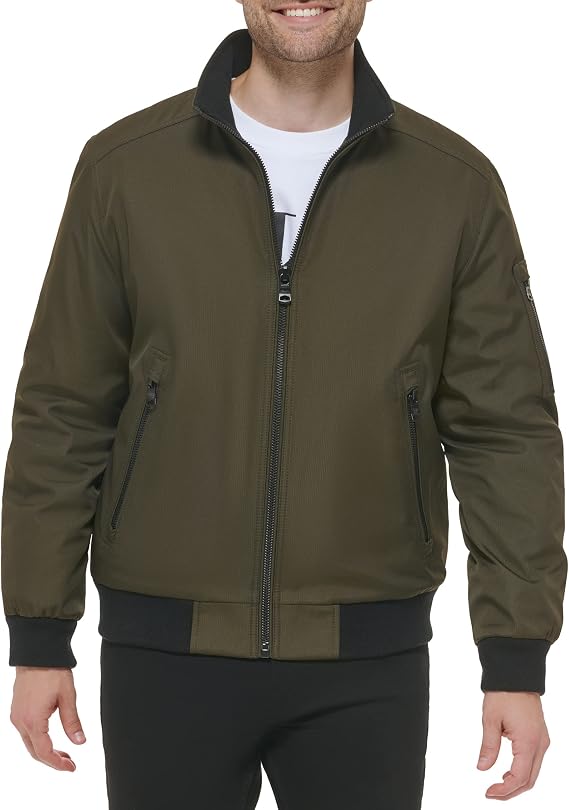 Calvin Klein Men's Winter Coats - Sherpa-lined Hooded Soft Shell Jacket Jacket