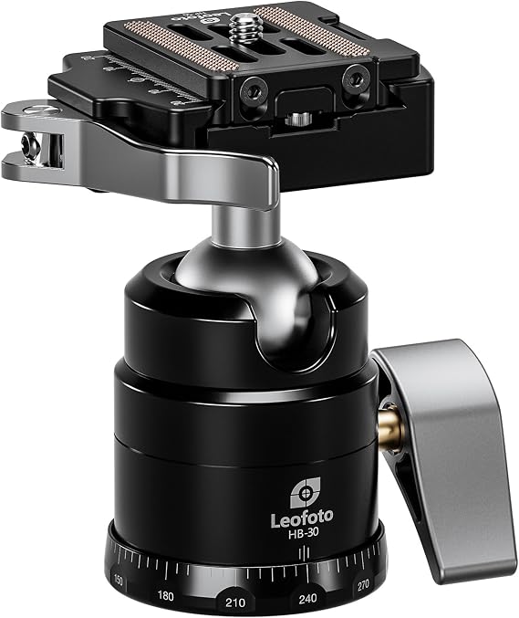 Leofoto HB-30 Compact Precision Ball Head with Single-Knob Control | Weather-Resistant and Maintenance-Free