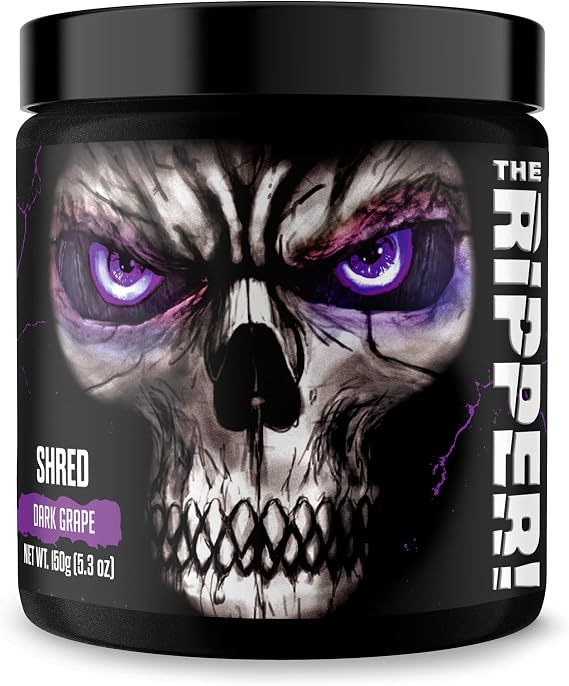 JNX SPORTS The Ripper Thermogenic Fat Burner Pre Workout Powder Dark Grape