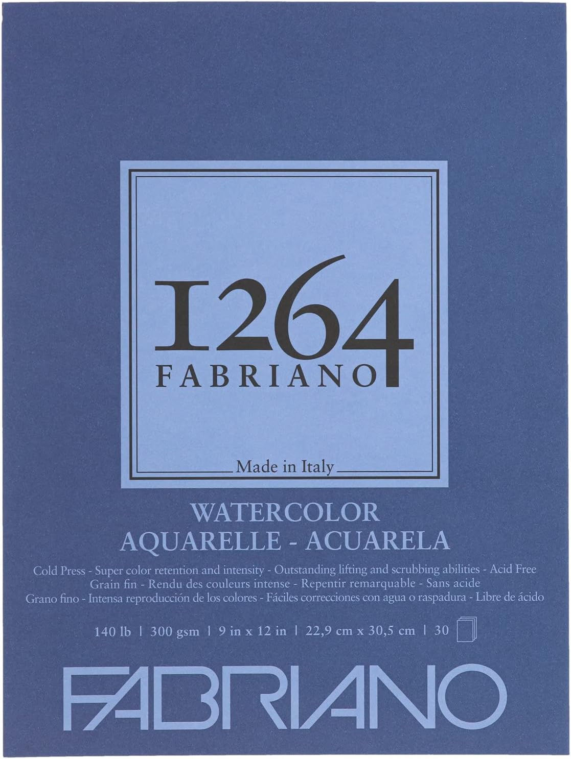 Fabriano 1264 Watercolor Pad