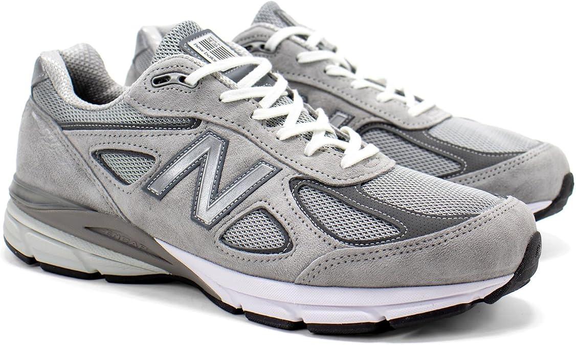 USA-Made New Balance Men's 990v4 Core (Grey/Silver)