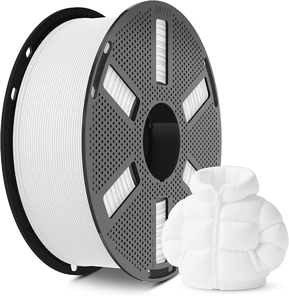 JAYO PLA Matt Filament 1.75 mm White 1.1 kg 3D Printer Filament