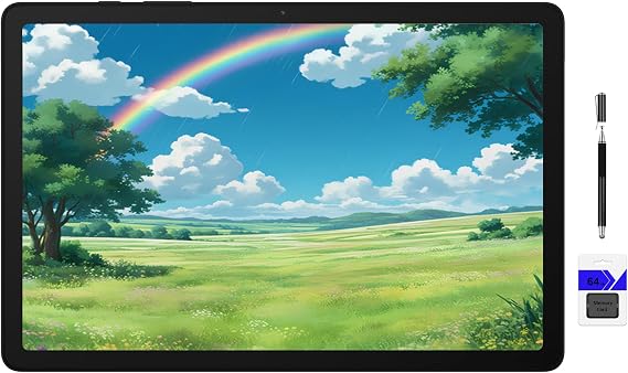 SAMSUNG Galaxy Tab A9+ 11 inch 64GB Android Tablet, Big Screen, Quad Speakers, Upgraded Chipset, Multi Window Display, Slim, Light, Durable Design, Graphite with Accessories