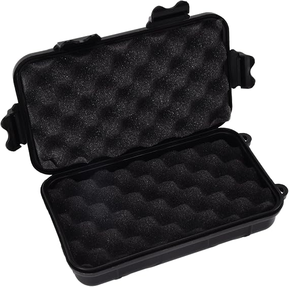 Waterproof Storage Case,Anti Pressure Shockproof Box Compact Waterproof Plastic Storage Boxes for Outdoor Camping Wilderness Survival