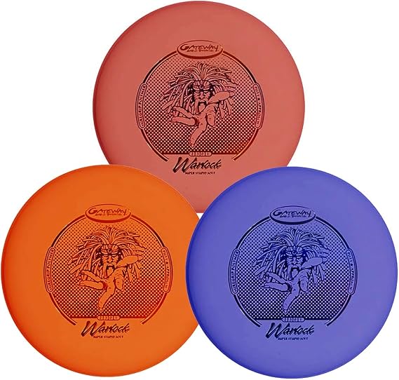 Gateway Warlock Disc Golf Putter Approach Disc - 3 Pack (Super Stupid Soft (SSS))