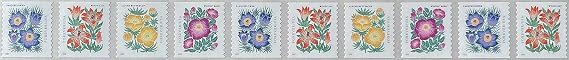 Mountain Flora Flower US First Class Forever Postage Stamps Celebrate Beauty Wedding (1 Strip of 10)