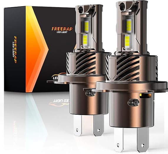 H4 Led Headlight Bulb, 6500K Cool White, 36000LM Brighter