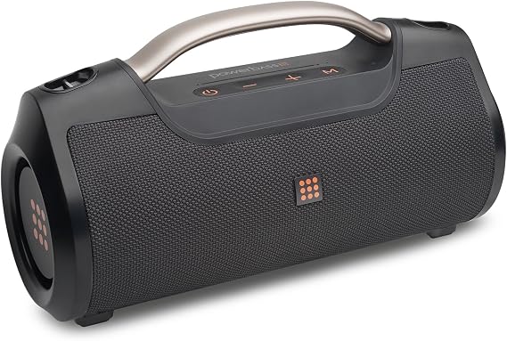 PowerBass BT-500 - IPX Portable Bluetooth Boom Box Speaker System with TWS and RGB Lighting