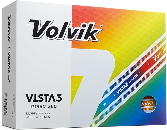 Volvik Vista3 360 Golf Balls (One Dozen)