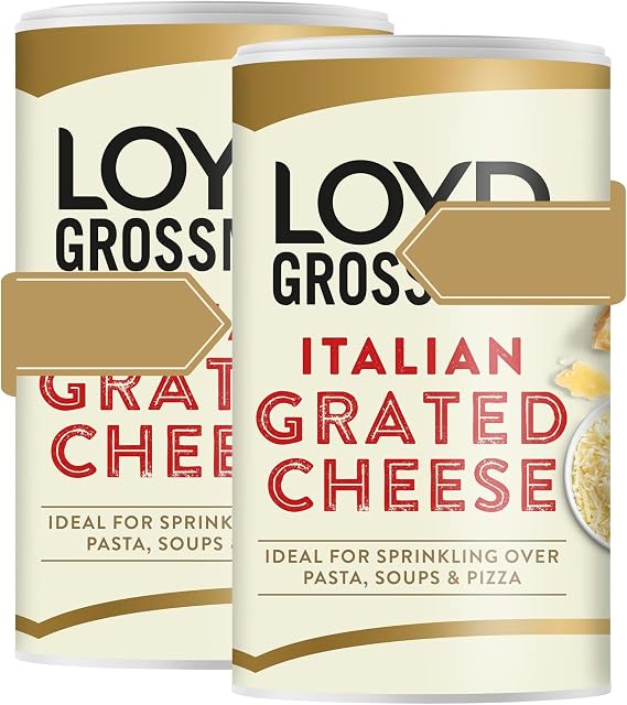 Cheese Sprinkler Bundle With Grossman Italian Grated Cheese 80g (2 Pack)