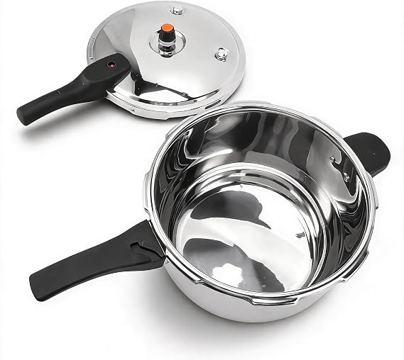 8L Stainless Steel Pressure Cooker 80KPA Stove Top Cooking Pot