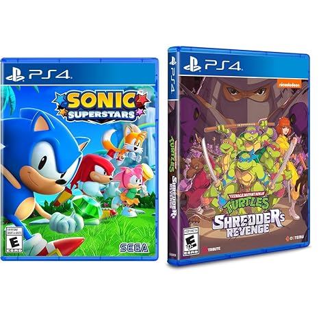 Sonic Superstars - PlayStation 4 & Teenage Mutant Ninja Turtles: Shredder's Revenge - PlayStation 4