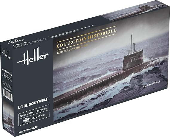 Heller Redoutable S/M Boat Model Building Kit
