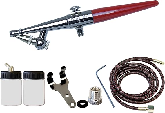 Paasche H-1AS Single Action Siphon Feed Airbrush Set. Includes Head Size .65mm. Airbrush Made in the USA.