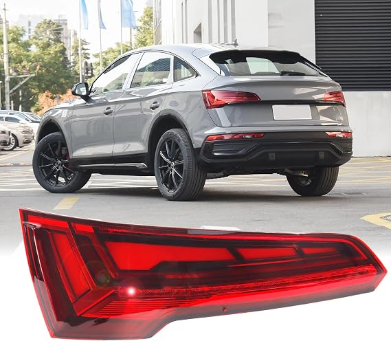 Yitrust Left Side LED Tail Light Stop Lamp For Audi Q5 SQ5 2021-2024 Replace OE#:80A-945-075-A,80A-945-075-C(Left Driver Side)