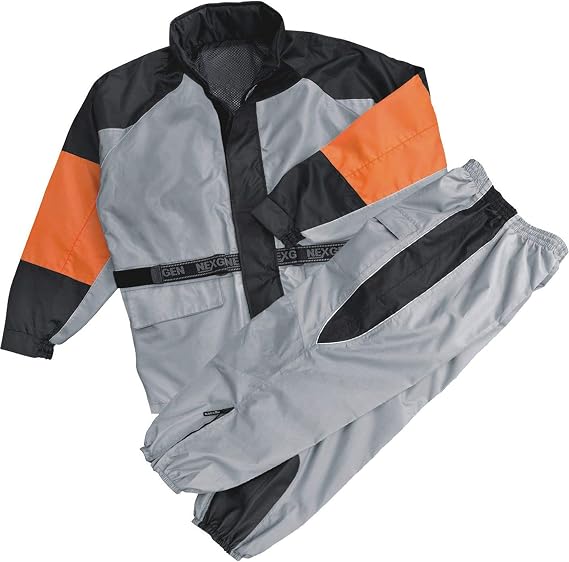 NexGen Women's Rain Suit - Black/Orange/Gray
