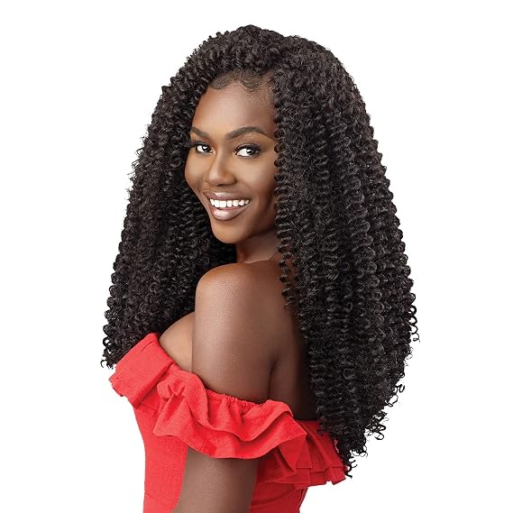XPRESSION Outre Crochet Braids X-Pression Twisted Up Water Wave Fro Twist 22 inch 2X (5-pack, 2)